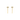 Gold earrings with clear gemstones on a white background