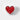 Mini Sparkle Heart Charm