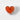 Mini Sparkle Heart Charm