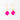 Electric Pink Crystal Drop Earrings