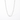 Small Paperclip Charm Necklace Chain