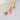 Pink Retro Heart Charm Pendant