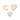 Mixed Metal Heart Charms- Set of 3