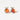 Pumpkin Stud Earrings