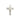 Luxe Crystal Cross Charm - Think Goodness